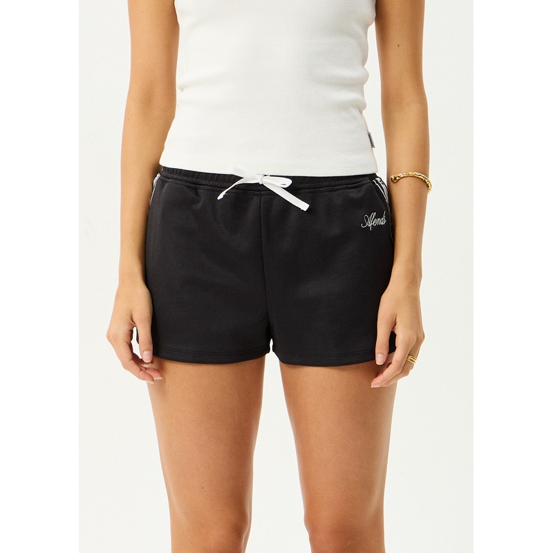 AFENDS Womens Thorn Bound – Sweat Short – Black