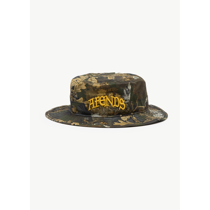 AFENDS Mens Find Me – Boonie Bucket Hat – Find Me