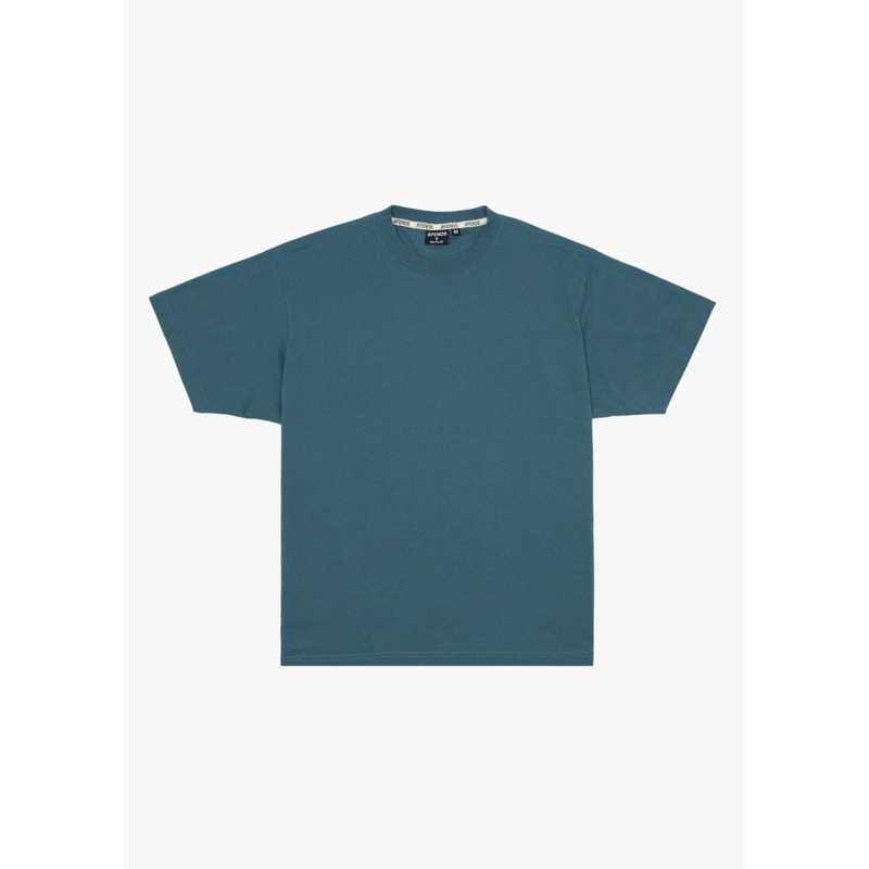 AFENDS Mens Genesis – Heavyweight Boxy Tee – Fuel