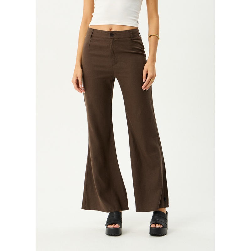 AFENDS Womens Birkin – Flares – Coffee