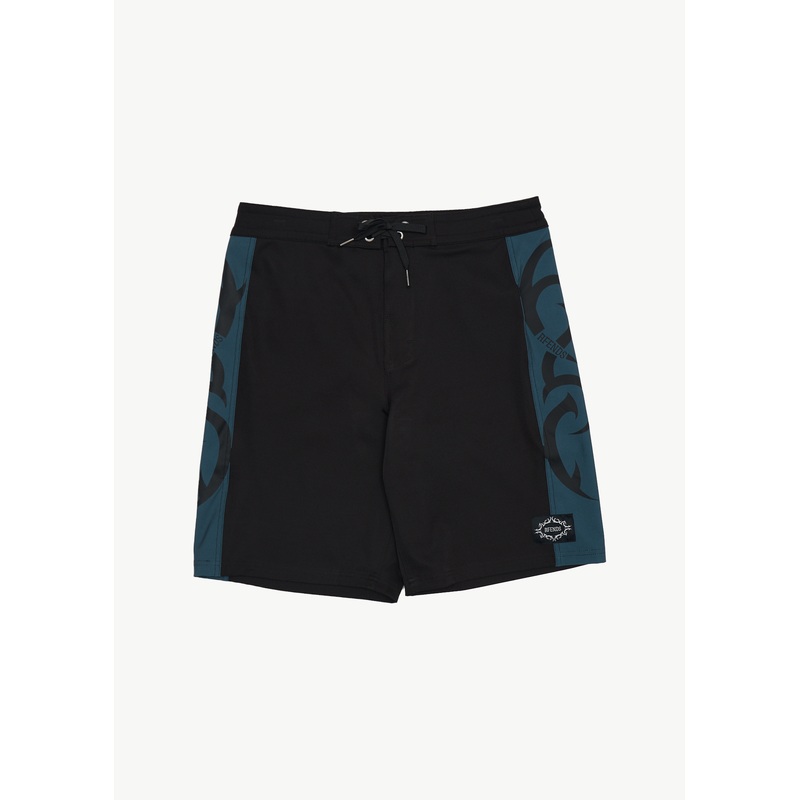AFENDS Mens My Tribe – Surf Related V2 Boardshort 20 – Black