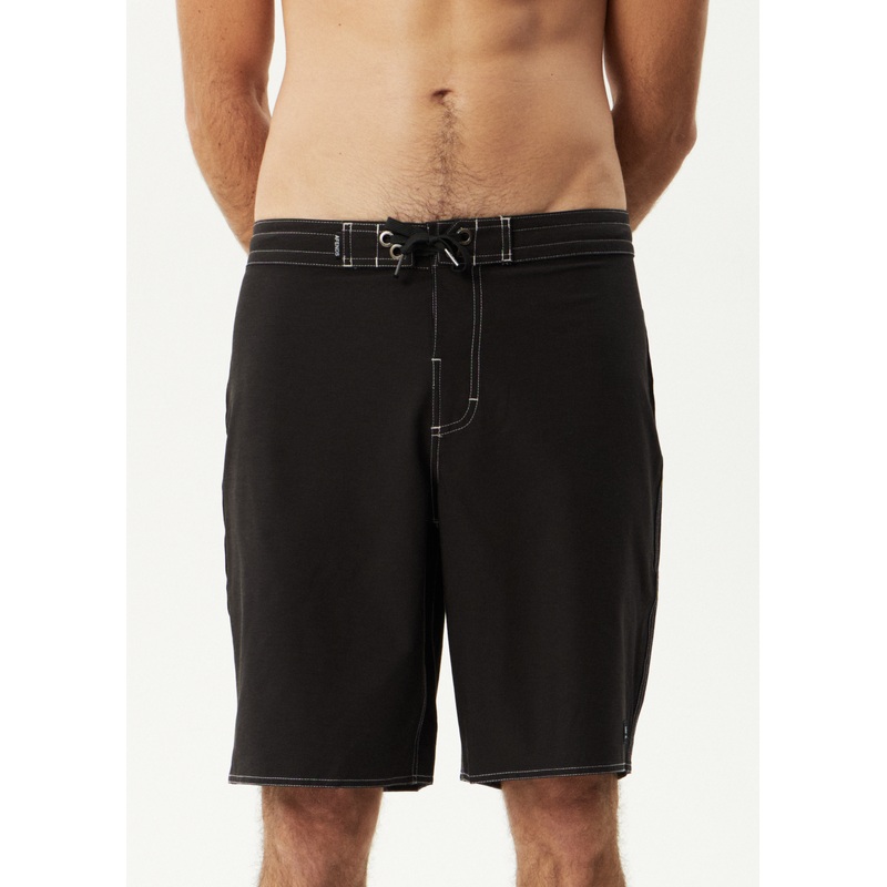 AFENDS Mens Surf Related V.2 – Fixed Waist Boardshort 20 – Black