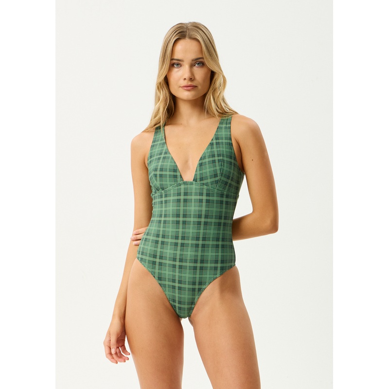 AFENDS Womens Lonnie – One Piece – Hunter Green