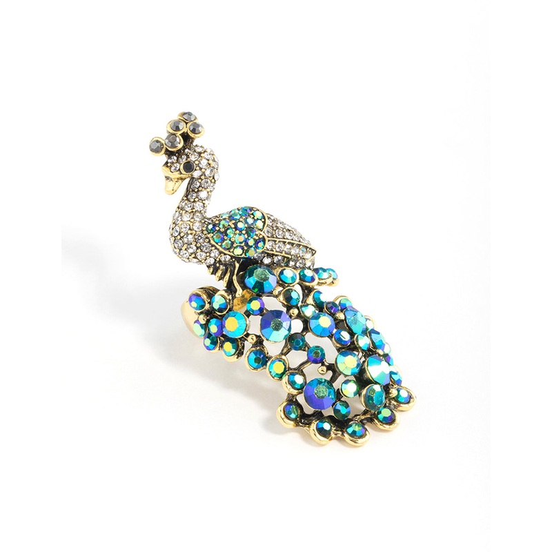 Rainbow Peacock Ring|SM|ML