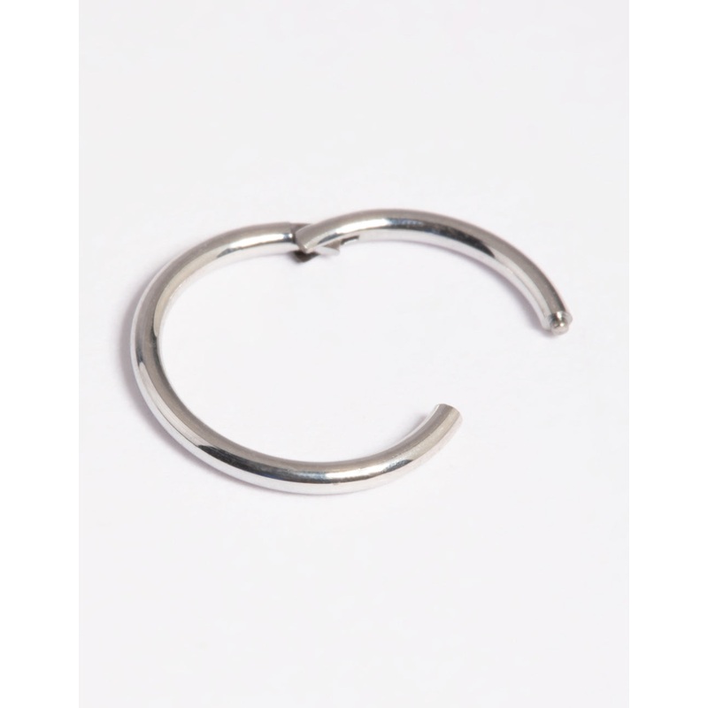 Platinum Plated Titanium Clicker Ring