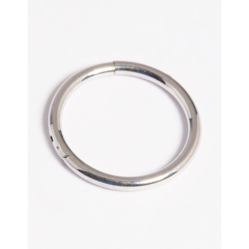 Platinum Plated Titanium Clicker Ring