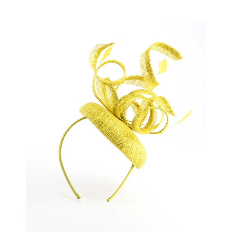 Swirl Sinamay Pillbox Fascinator