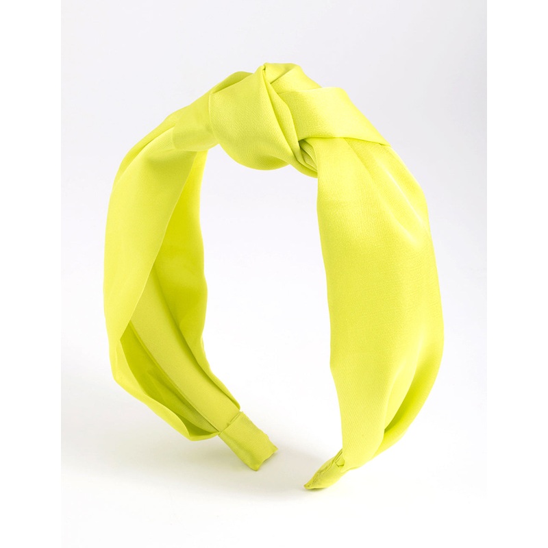 Lime Twist Knot Headband