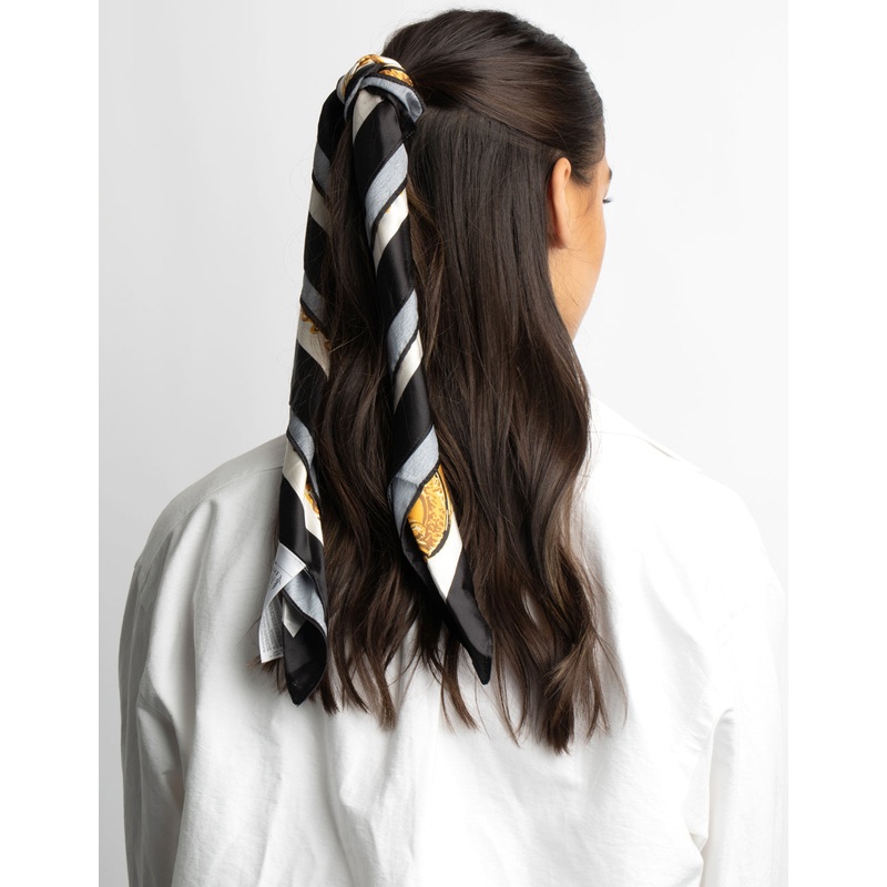 Colourful Vintage Print Bandana Hair Scarf