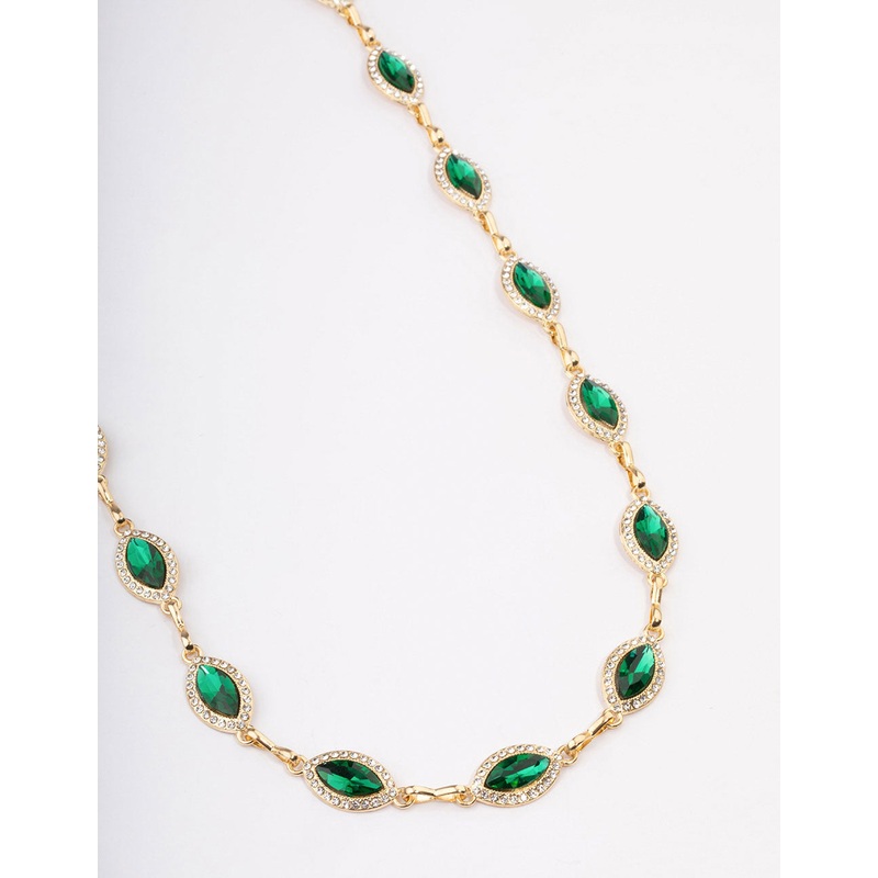 Gold Marquise Diamante Belt