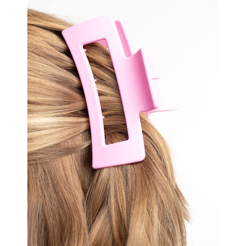 Large Pink Claw Clip