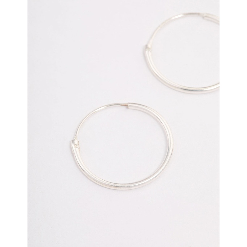 Sterling Silver Hoop Earrings 16mm