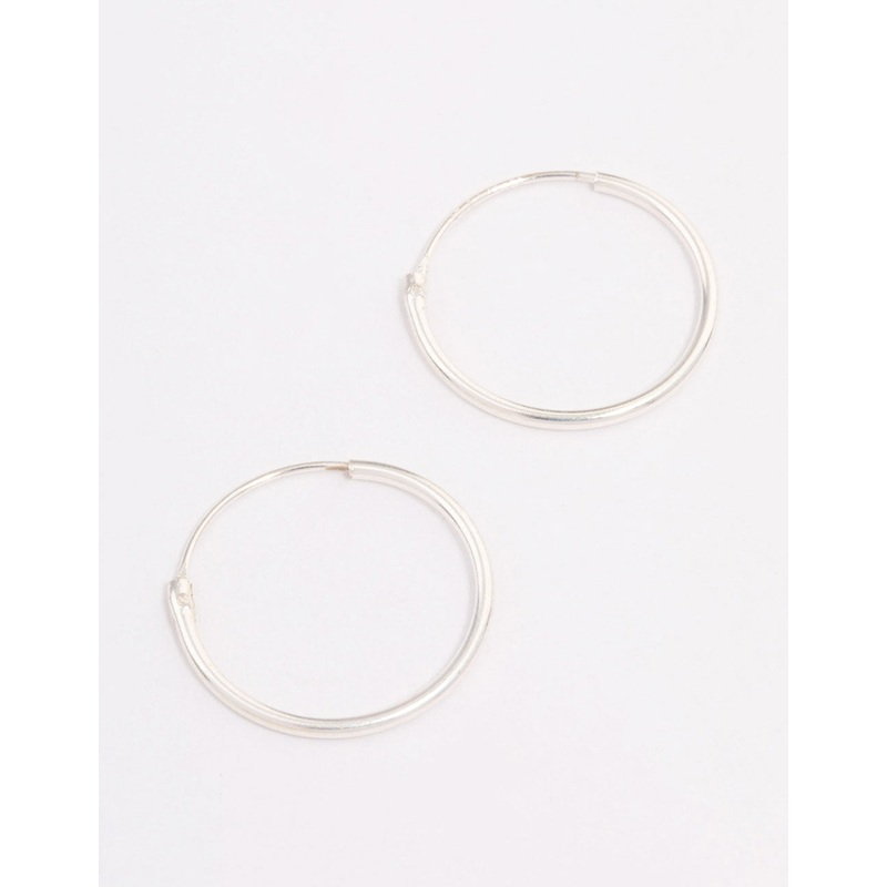 Sterling Silver Hoop Earrings 16mm