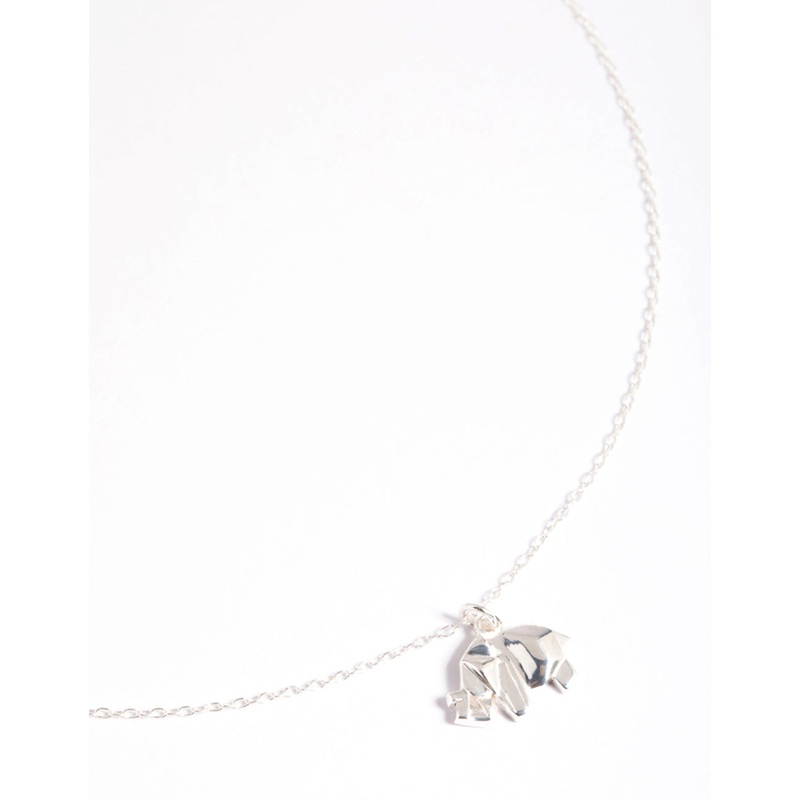 Sterling Silver Elephant Necklace