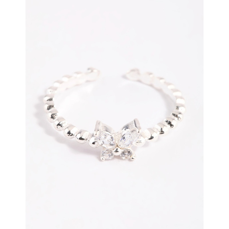 Sterling Silver Butterfly Ring