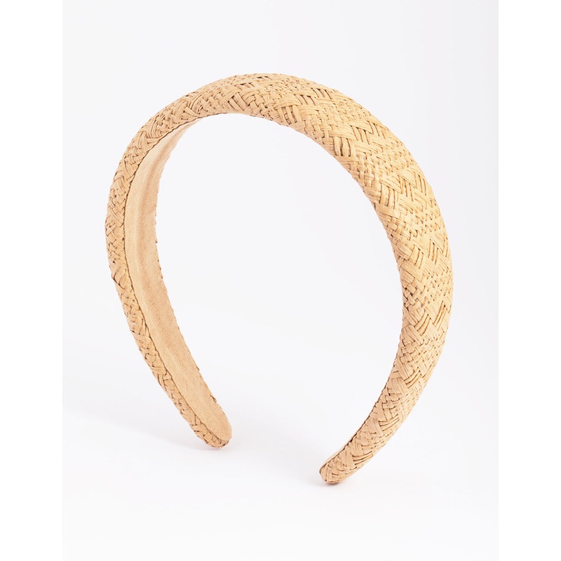 Straw Padded Alice Band