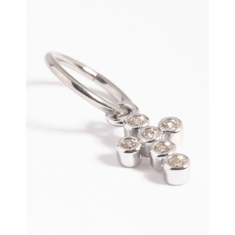 Titanium Crystal Cross Clicker