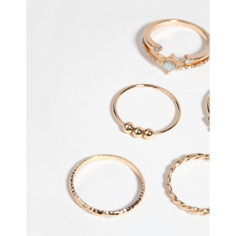 Gold Pretty Ring Pack
