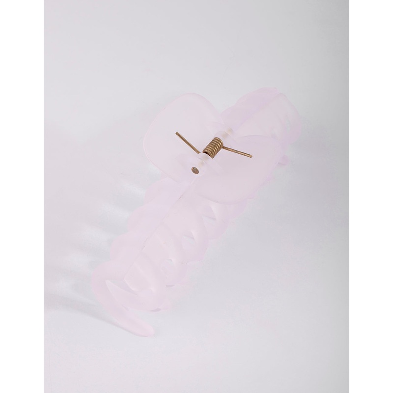 Large Blush Hair Claw Clip