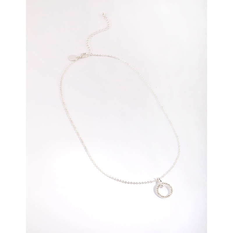 Silver Diamante Necklace