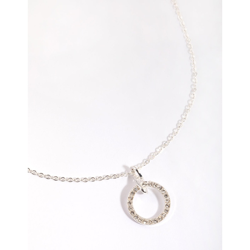 Silver Diamante Necklace