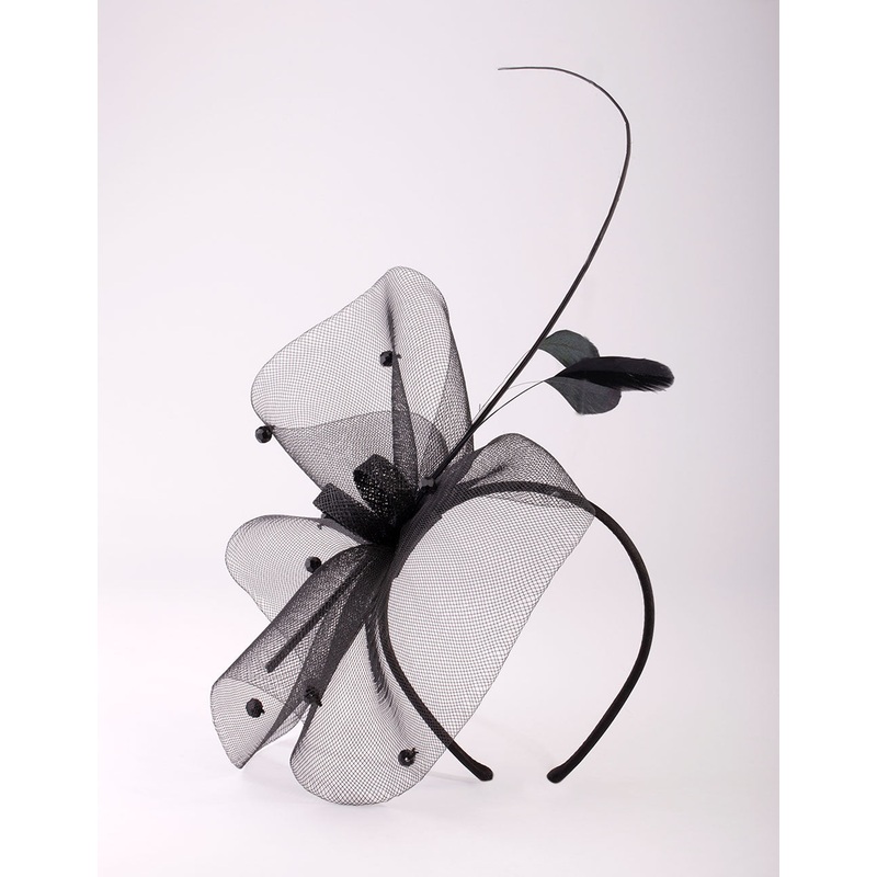 Black Quill Fascinator