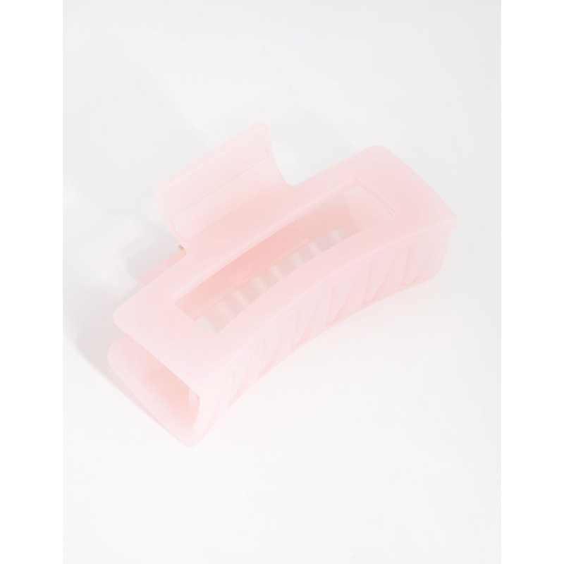 Acrylic Pink Rectangle Claw