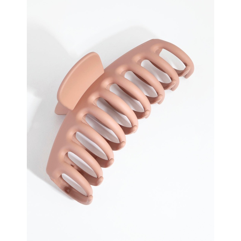 Coral Acrylic Large Bar Claw