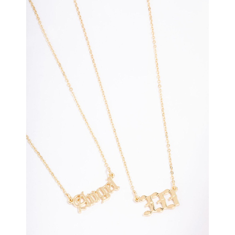 Gold Plated Angel Number ‘333’ Layered Necklace