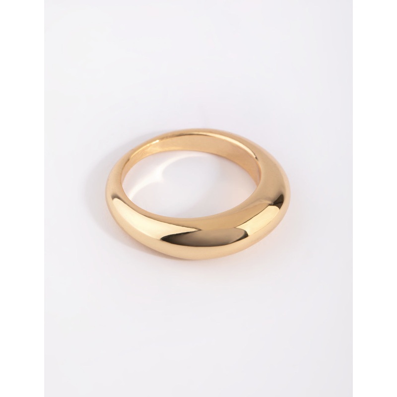 Gold Plated Rounded Ring|SM|ML