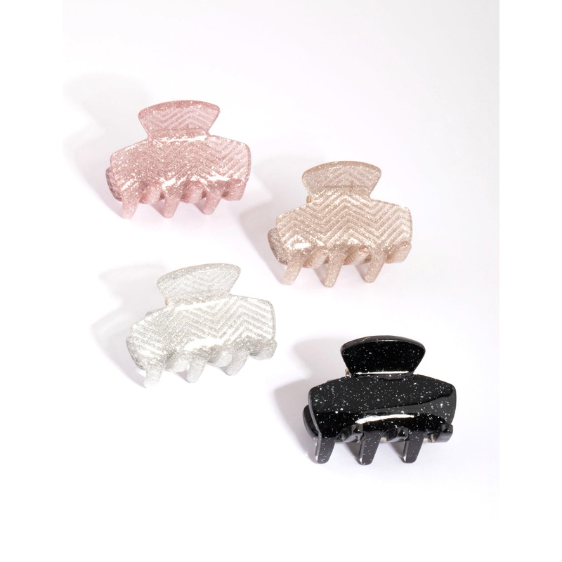 Acrylic Mini Glitter Claw Pack