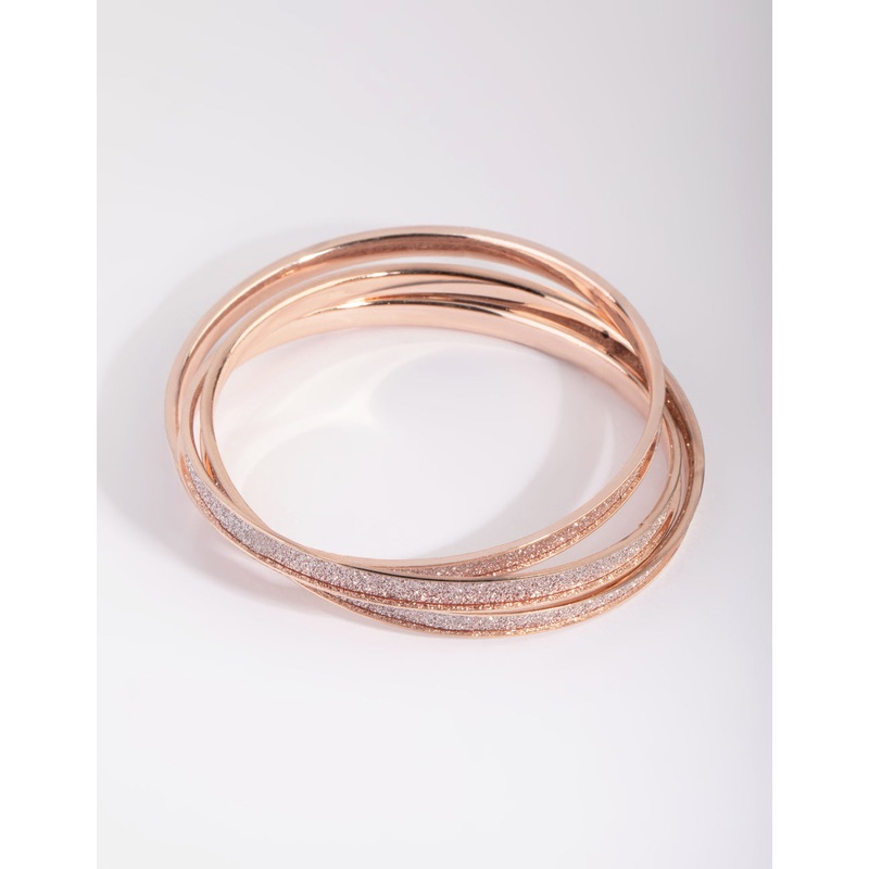 Rose Gold Glitter Bracelet Pack