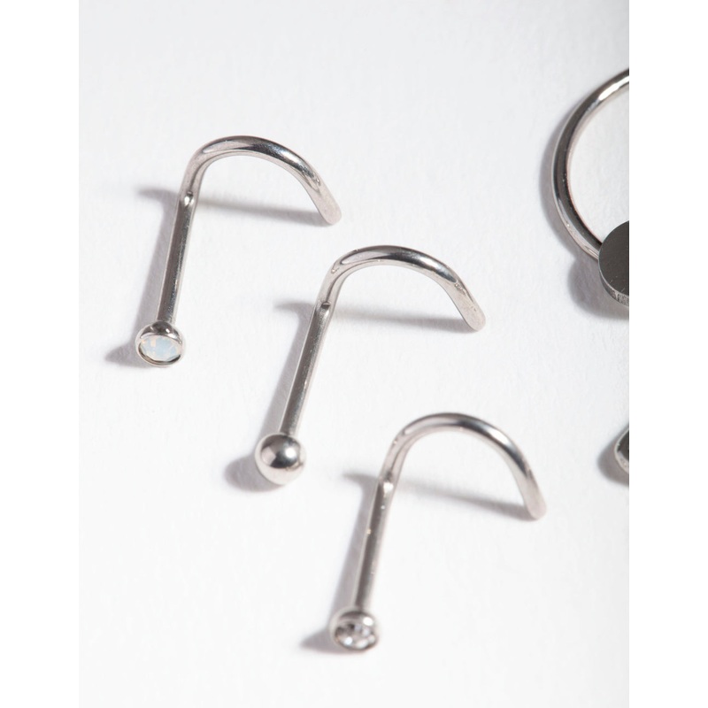 Surgical Steel Celestial Nose Jewellery 6-Pack