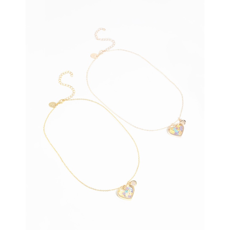 Kids Pastel Best Friend Necklace