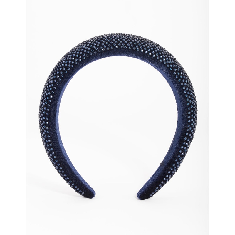 Blue Diamante Headband