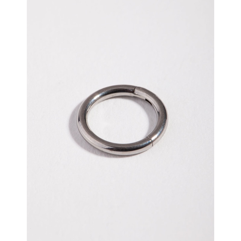 Titanium 7mm Clicker Ring