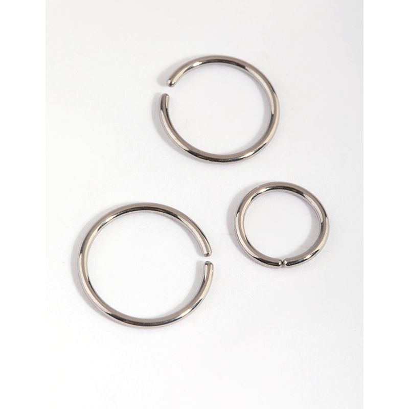 Titanium Nose Ring Pack