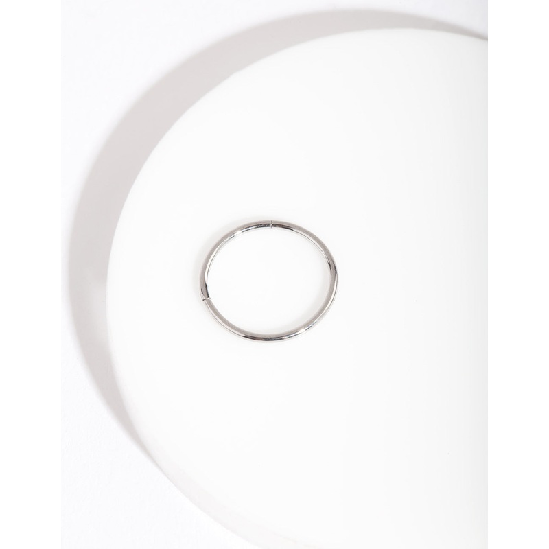 Surgical Steel Fine Clicker Earring 10 mm