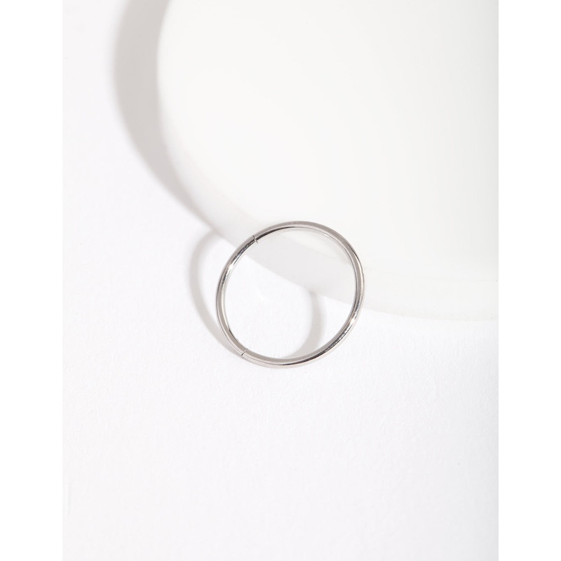 Surgical Steel Fine Clicker Earring 10 mm