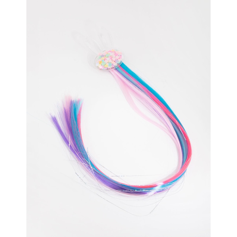 Kids Plastic Faux Hair Bunny Clip