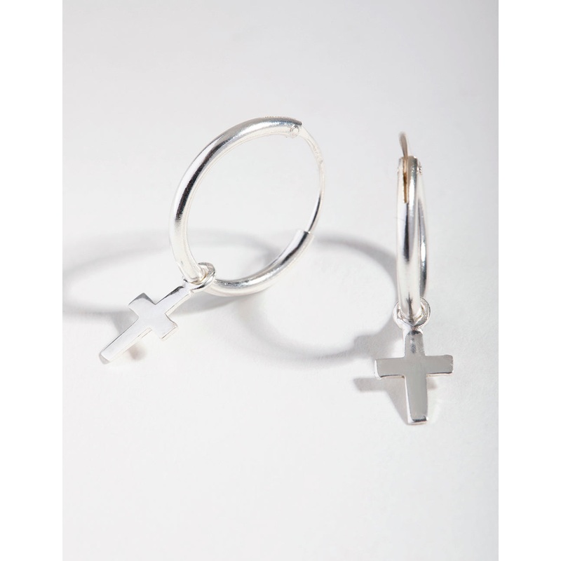 Silver Statement Teardrop Earrings