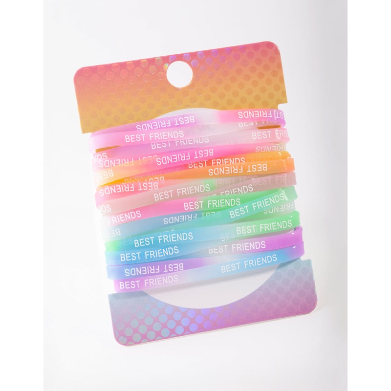 Kids Ombre Best Friends Stretch Bracelet 20-Pack