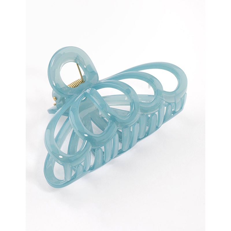 Blue Large Shell Cut Out Hair Claw Clip