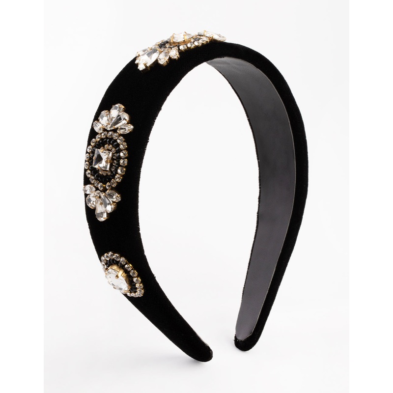 Embellished Velvet Headband