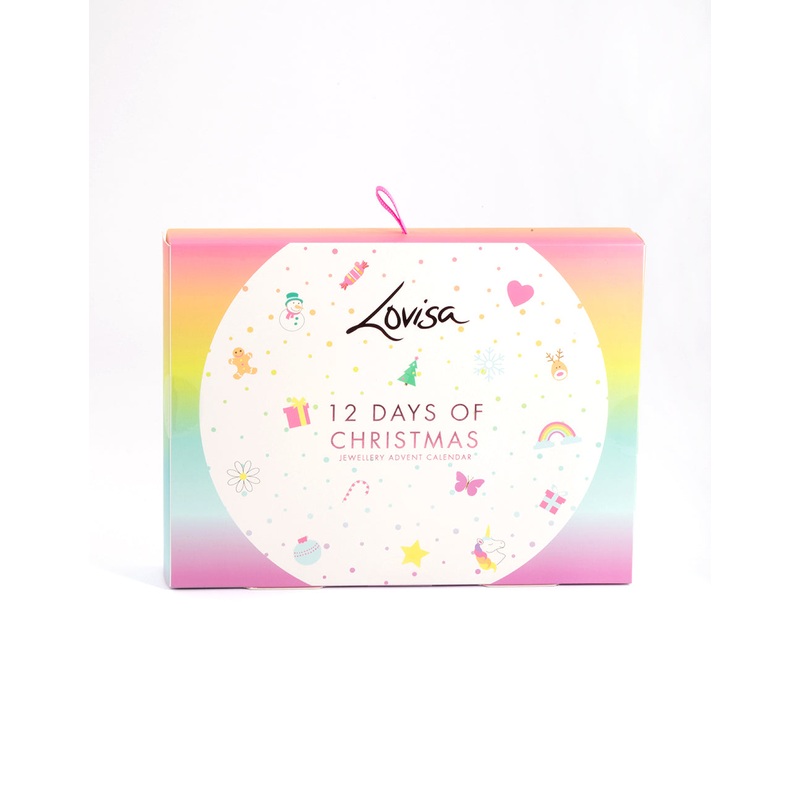 Kids Rose Gold Charm Bracelet 12-Day Advent Calendar