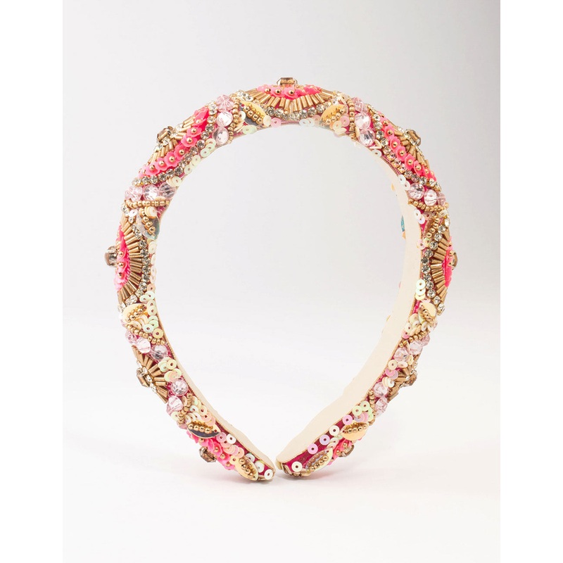 Beaded Diamante Headband
