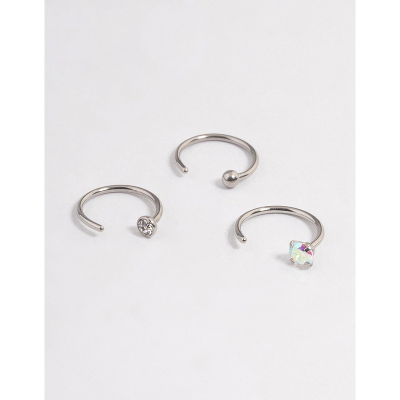 Surgical Steel Colourful Nose Pack