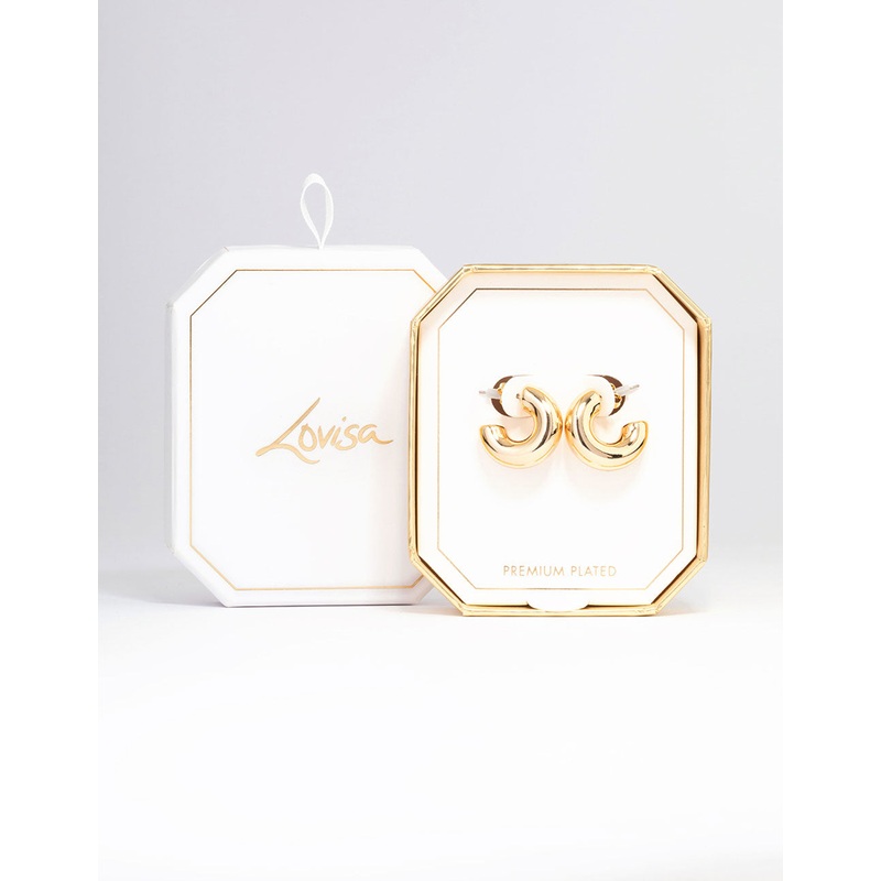 Gold Plated Small Hoop Earrings