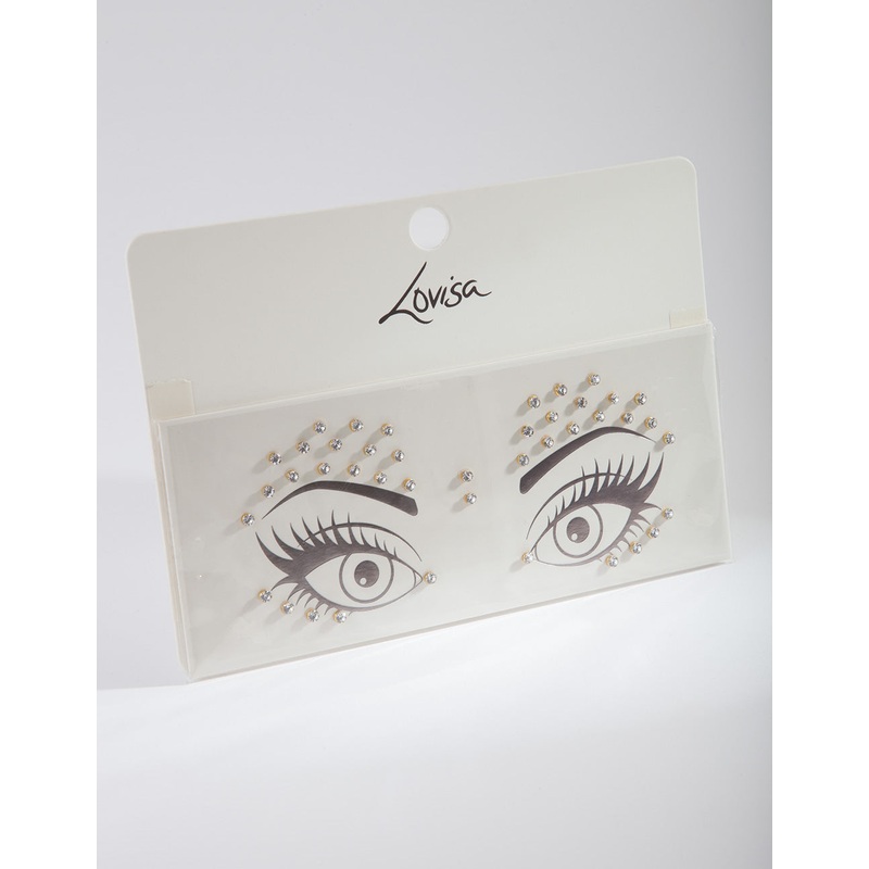 Diamante Face Jewel Pack