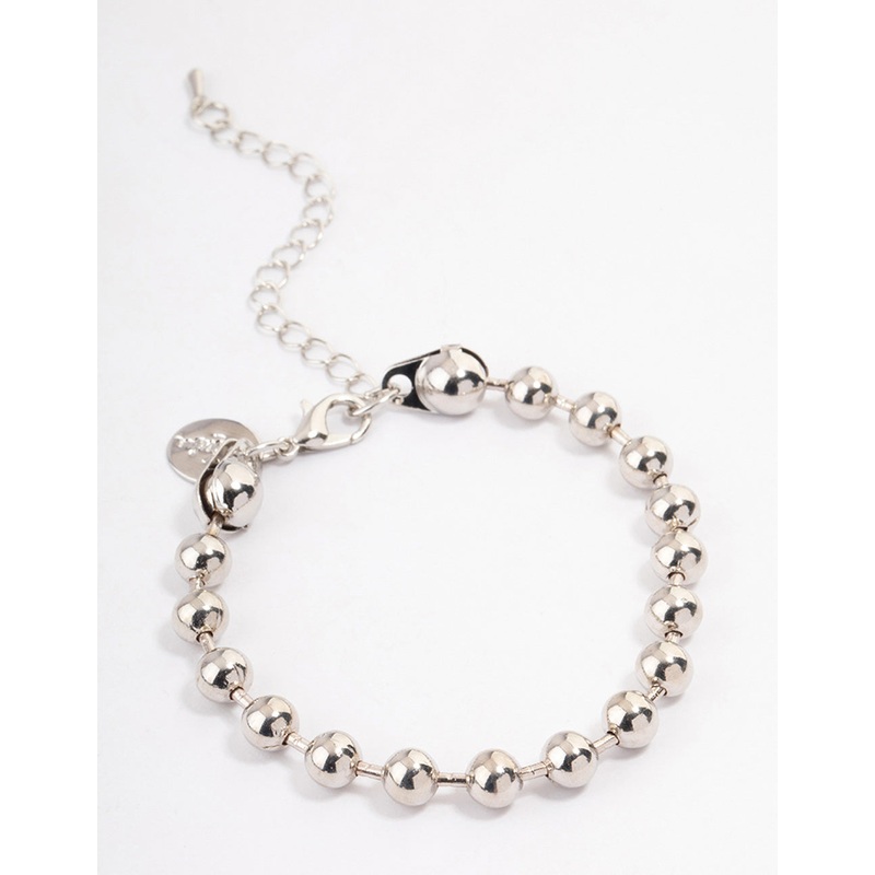 Silver Chunky Ball Chain Necklace